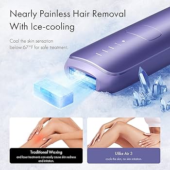Amazon.com: Ulike 雷射除毛器男女皆宜Air 3 冰冷IPL 裝置脫毛